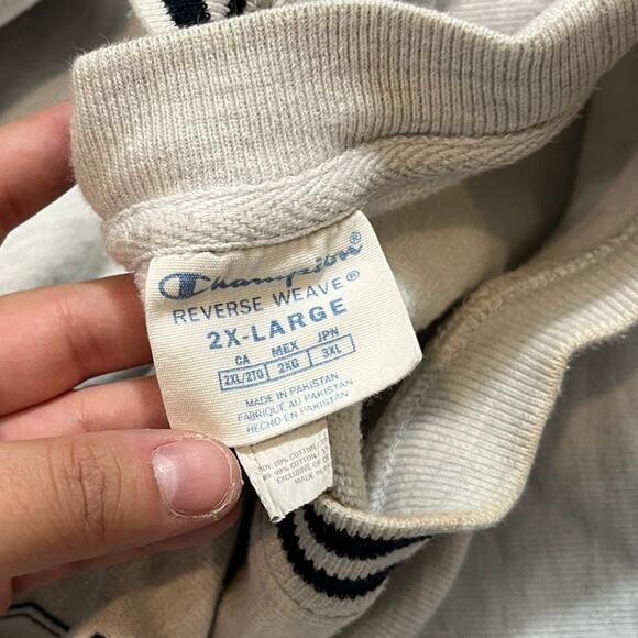 Champion Reverse‎ Weave Carolina UNC Tarheels Gray Sweatshirt Crew Size 2XL - Picture 5 of 8